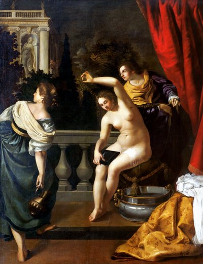 Betsabé en su baño de Artemisia Gentileschi